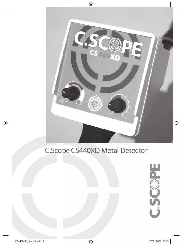 Mode d'emploi C-SCOPE CS440XD