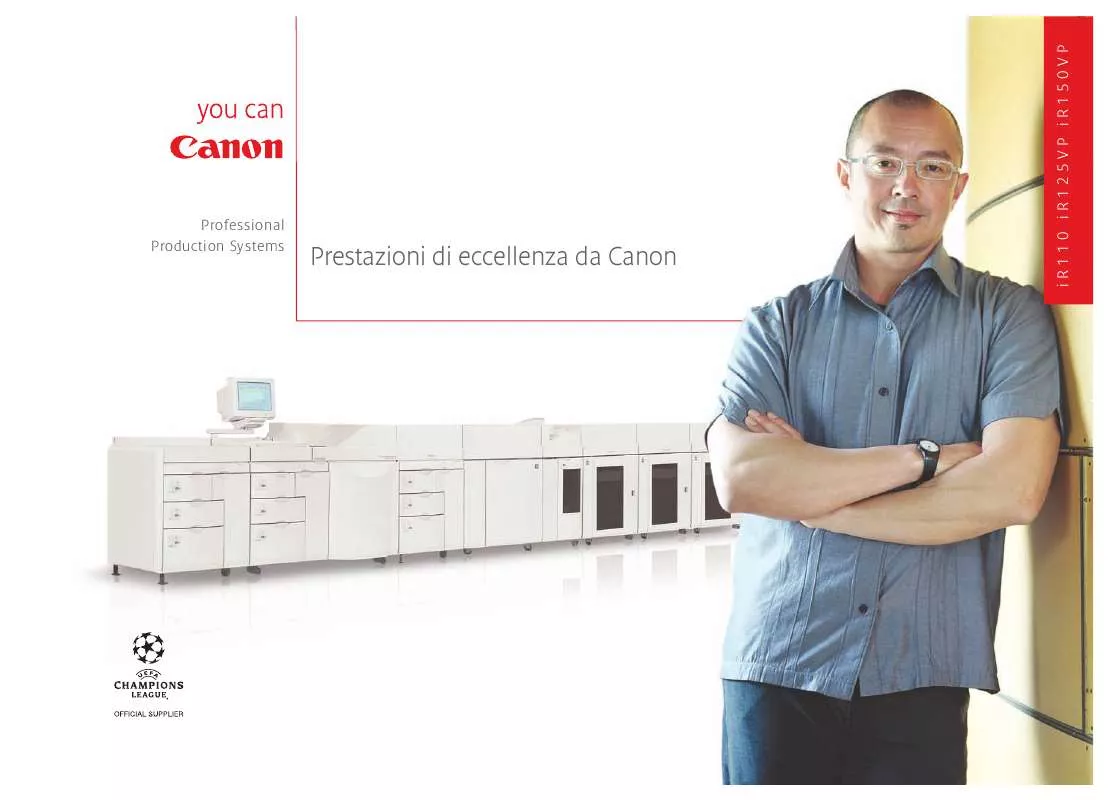 Mode d'emploi CANON BROCHURE DI GAMMA PROFESSIONAL PRODUCTION SYSTEMS