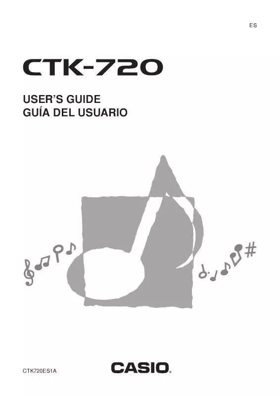 Mode d'emploi CASIO CTK-720