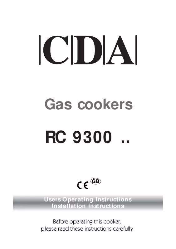 Mode d'emploi CDA RC9300