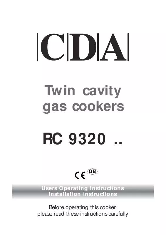 Mode d'emploi CDA RC9320