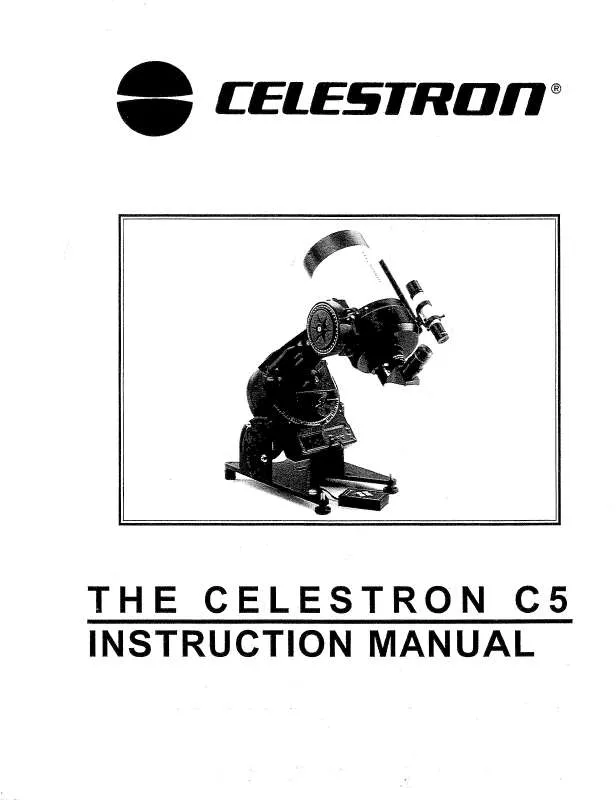 Mode d'emploi CELESTRON C5