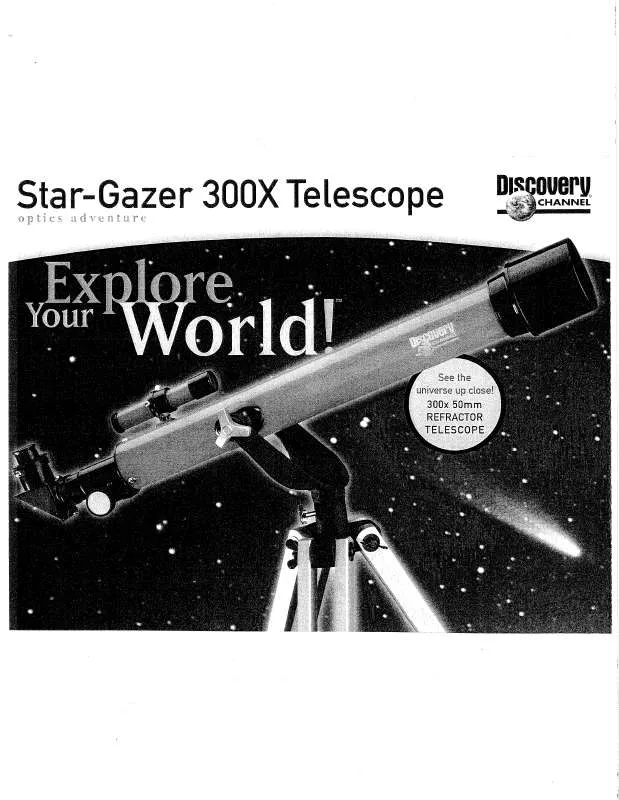 Mode d'emploi CELESTRON STAR-GAZER 300X