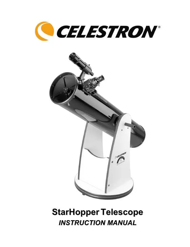 Mode d'emploi CELESTRON STARHOPPER TELESCOPE