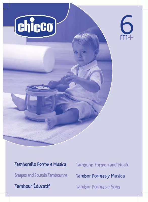Mode d'emploi CHICCO SHAPES AND SOUNDS TAMBOURINE