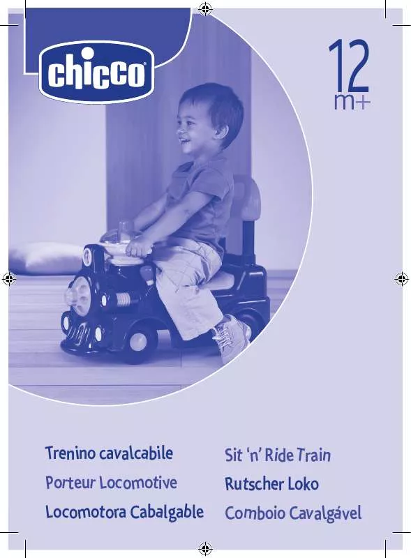 Mode d'emploi CHICCO SIT N RIDE TRAIN