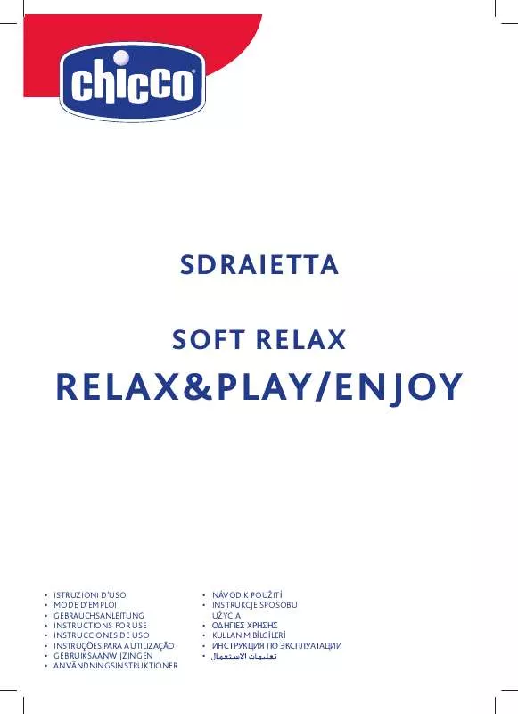 Mode d'emploi CHICCO SOFT RELAX