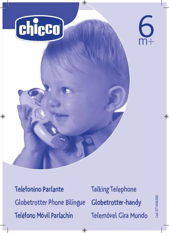 Mode d'emploi CHICCO TALKING TELEPHONE
