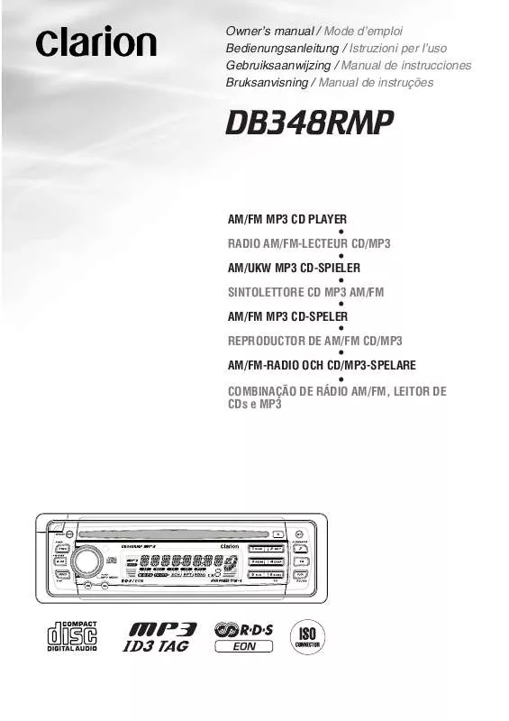 Mode d'emploi CLARION DB348RMP