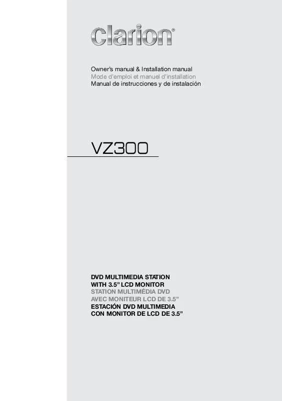 Mode d'emploi CLARION VZ300