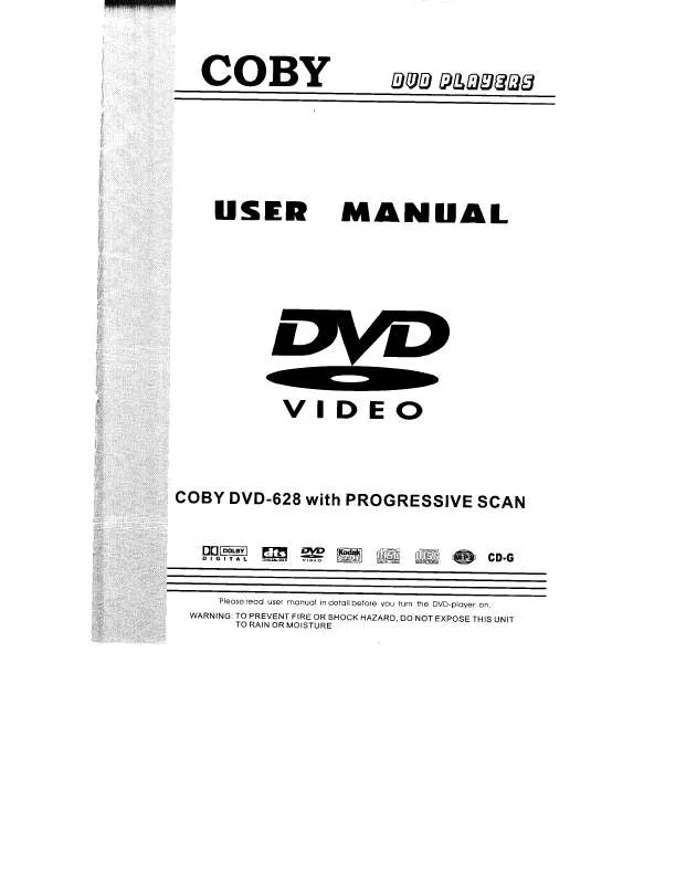 Mode d'emploi COBY DVD-628