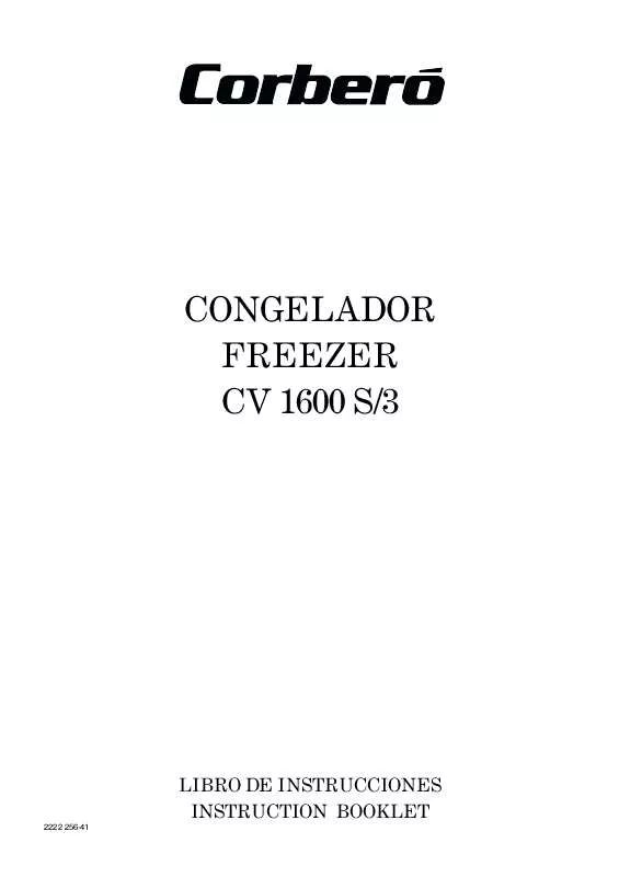 Mode d'emploi CORBERO CV1600S-3