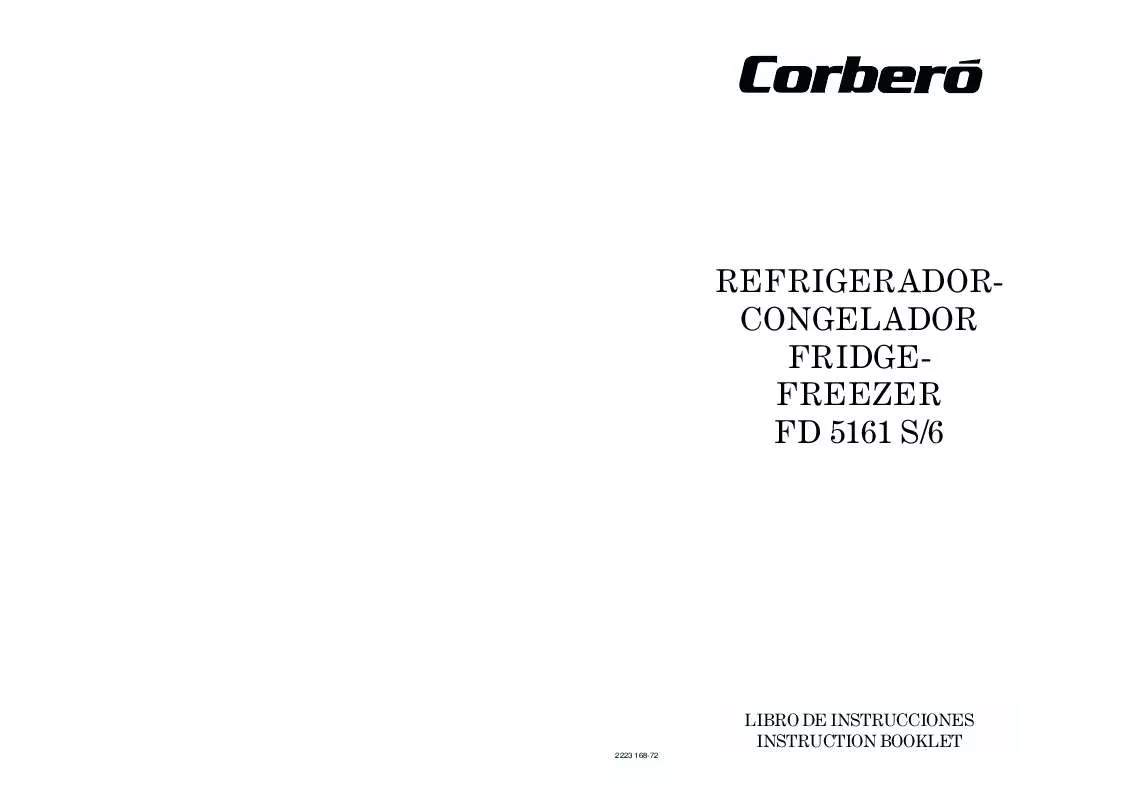 Mode d'emploi CORBERO FD5161S/6