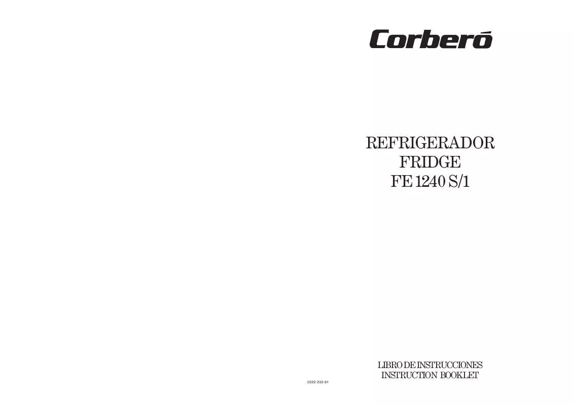 Mode d'emploi CORBERO FE1240S/1