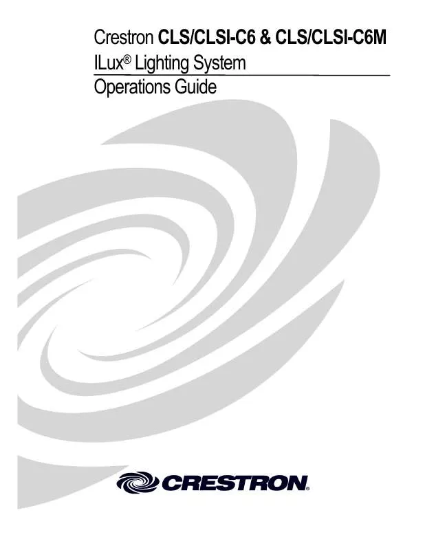 Mode d'emploi CRESTON CLSI-C6