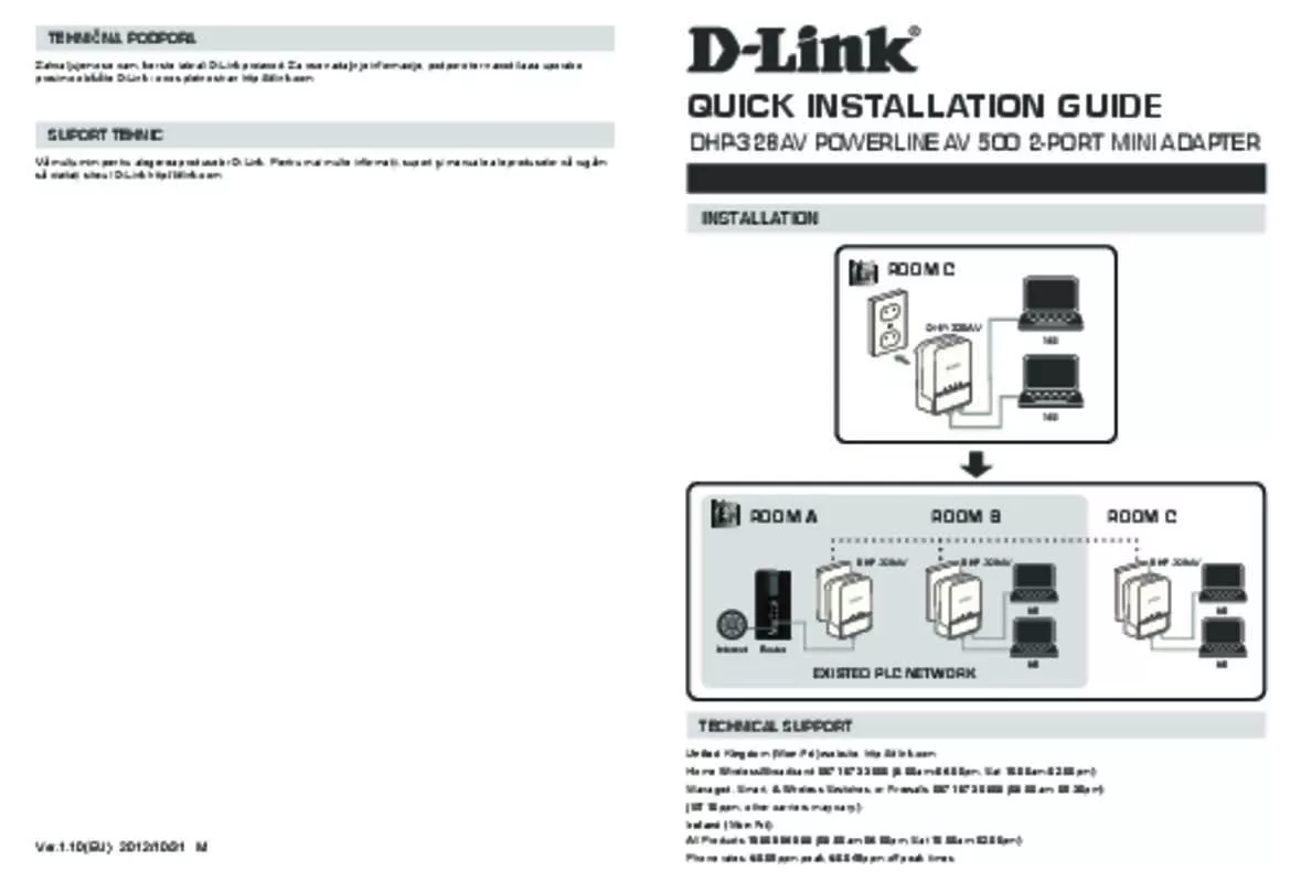 Mode d'emploi D-LINK DHP-329AV