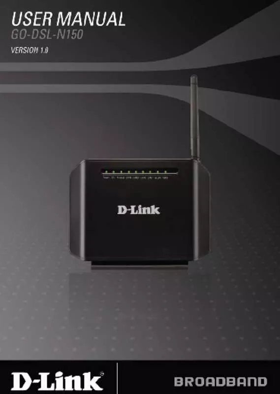 Mode d'emploi D-LINK GO-DSL-N150