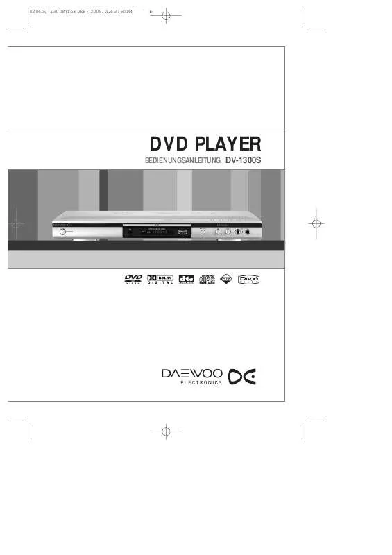 Mode d'emploi DAEWOO DV-1300S
