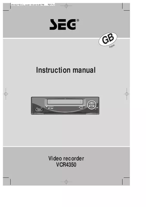 Mode d'emploi DAEWOO VCR4350