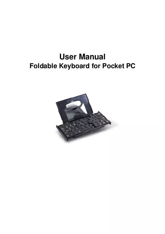 Mode d'emploi DELL FOLDABLE KEYBOARD