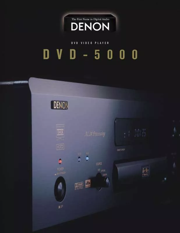 Mode d'emploi DENON DVD-5000