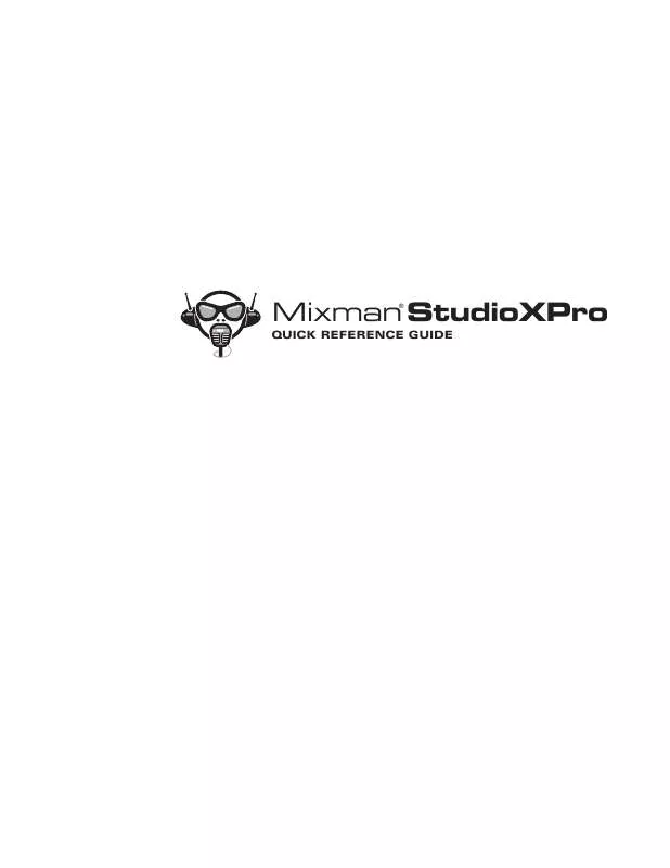 Mode d'emploi DIGITAL BLUE MIXMAN LOOP STUDIOMP3 PRODUCER