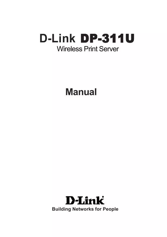 Mode d'emploi DLINK DP-311U