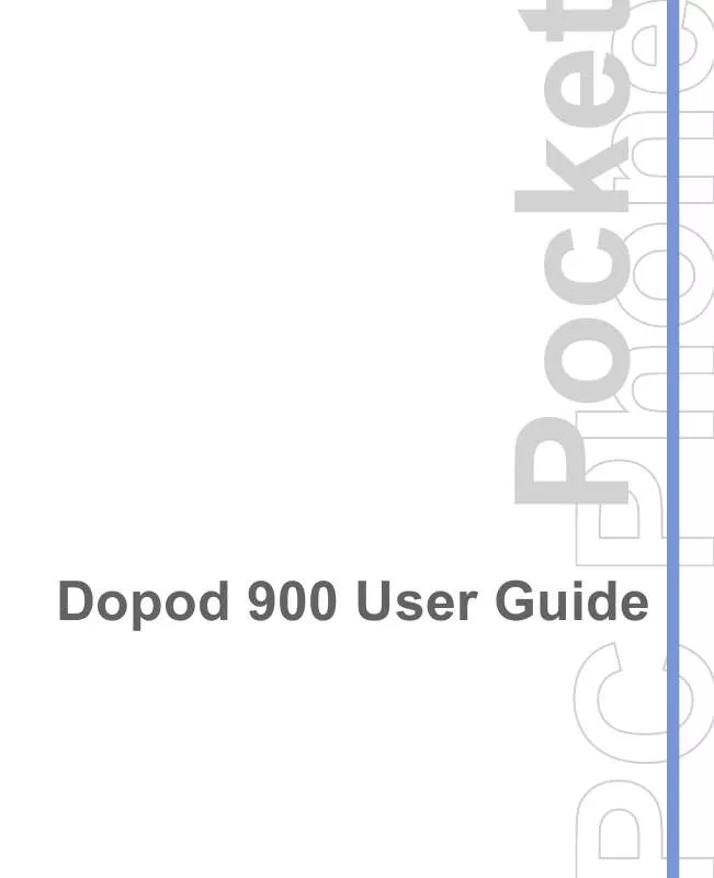 Mode d'emploi DOPOD 900