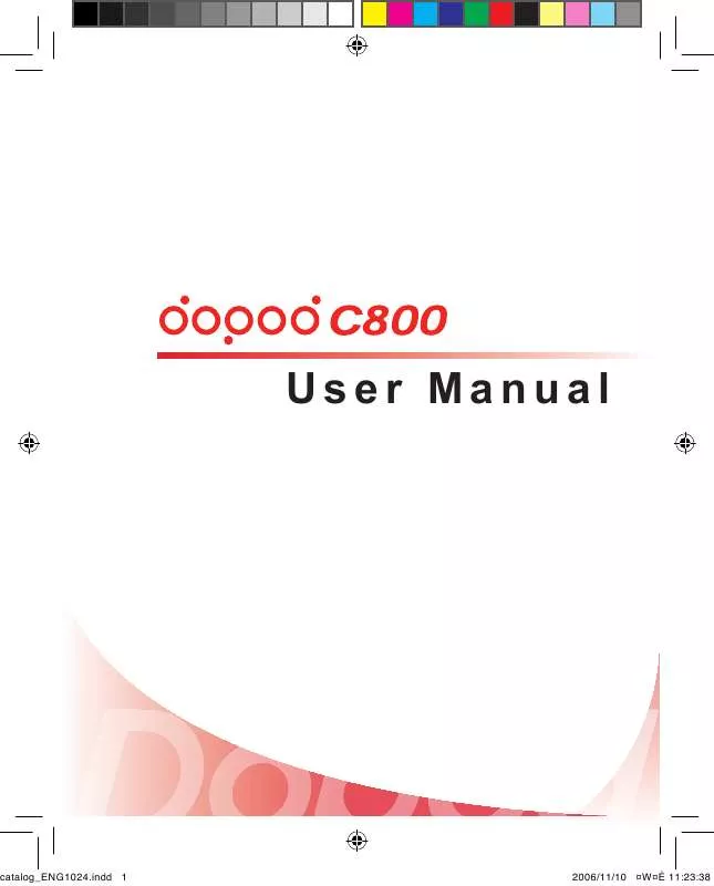 Mode d'emploi DOPOD C800