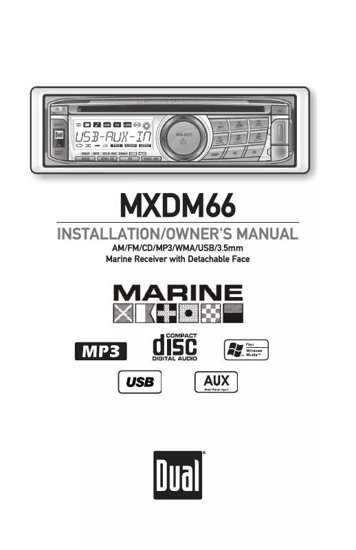 Mode d'emploi DUAL MXDM66