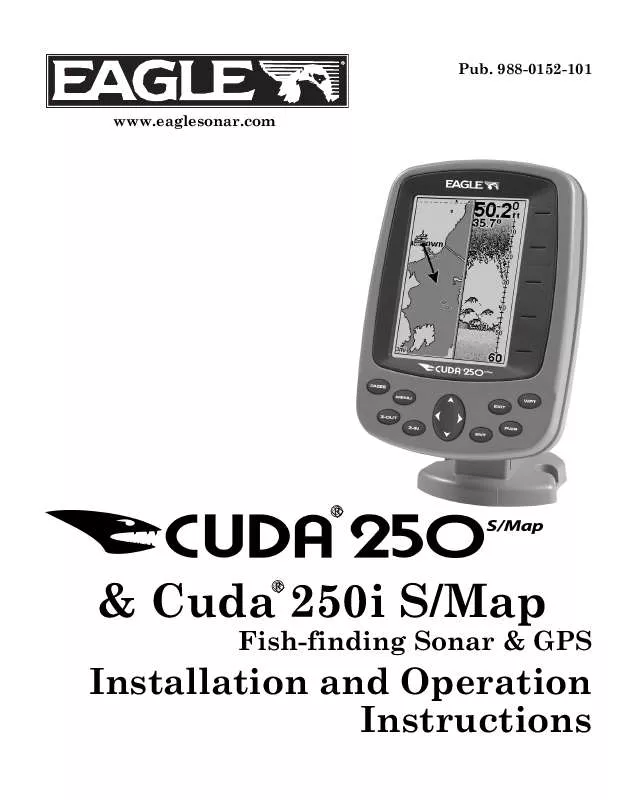 Mode d'emploi EAGLE CUDA 250 S-MAP