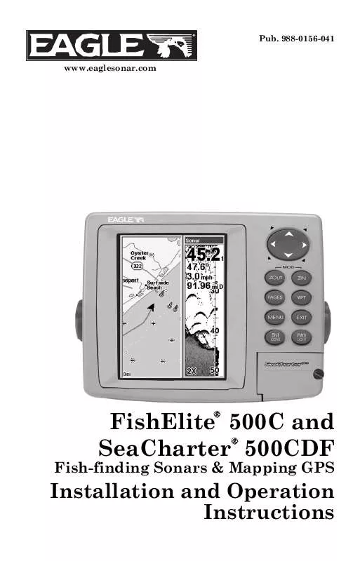 Mode d'emploi EAGLE FISHELITE 500C