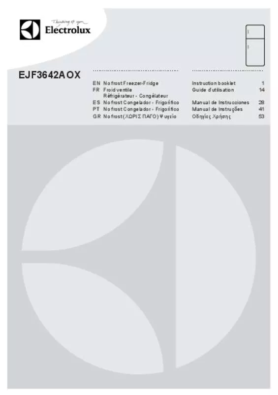Mode d'emploi ELECTROLUX EJF3642AOX