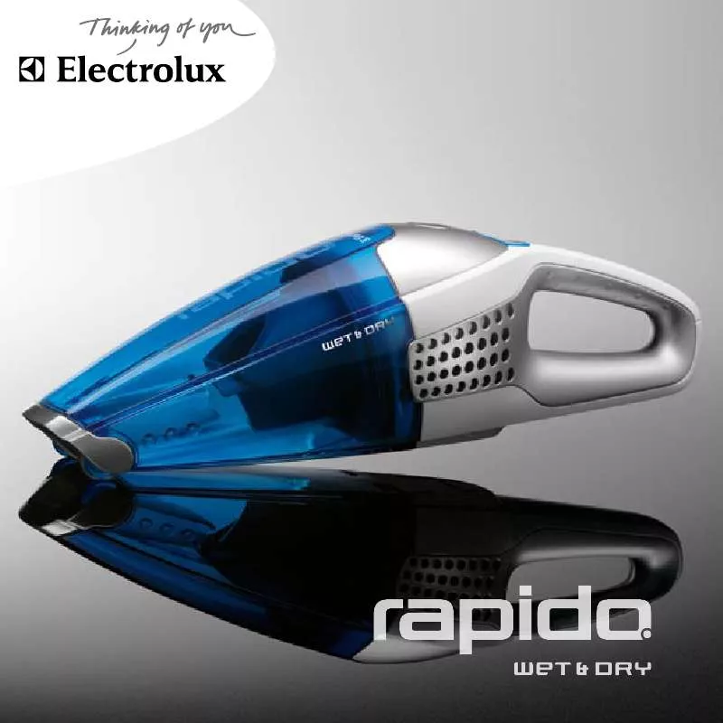 Mode d'emploi ELECTROLUX RAPIDO WET AND DRY