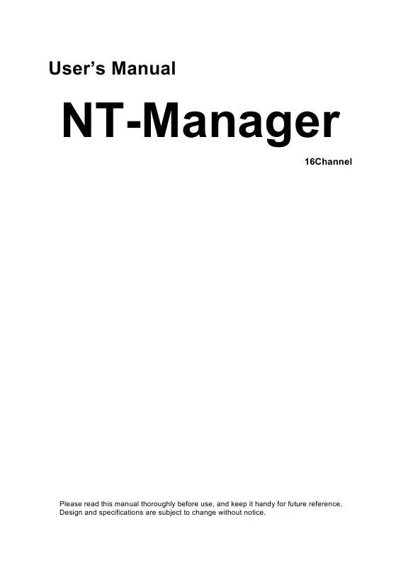 Mode d'emploi ENEO NT-MANAGER