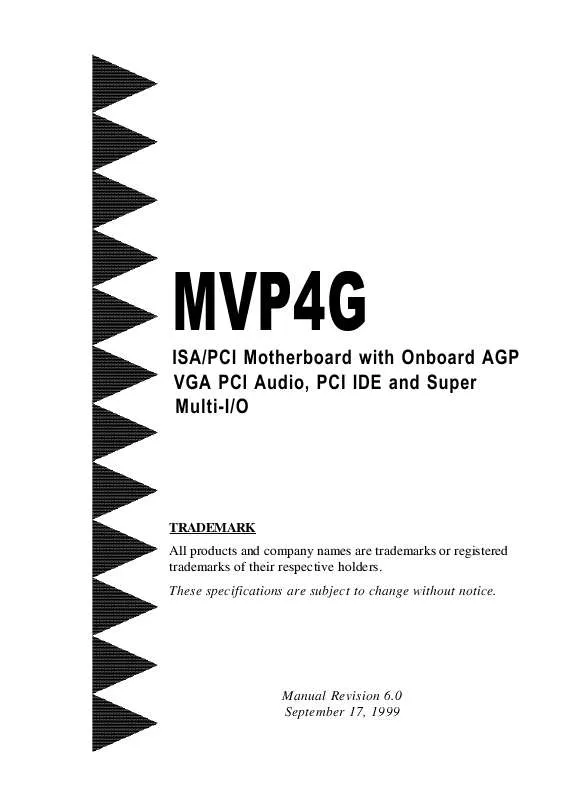 Mode d'emploi EPOX EP-MVP4G