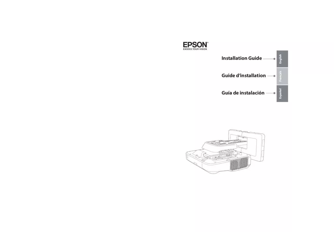 Mode d'emploi EPSON EB-1460UI