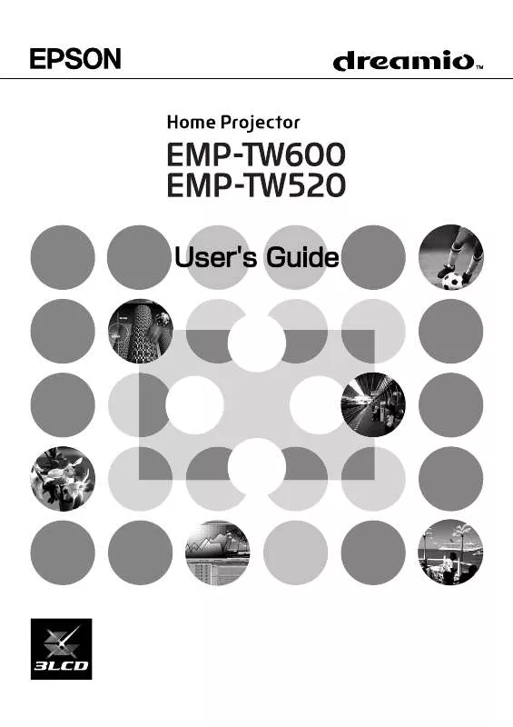 Mode d'emploi EPSON EMP-TW520