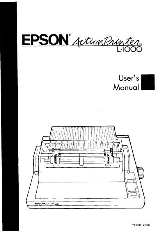 Mode d'emploi EPSON L-1000