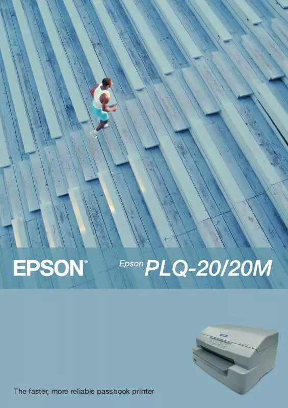 Mode d'emploi EPSON PLQ-20M