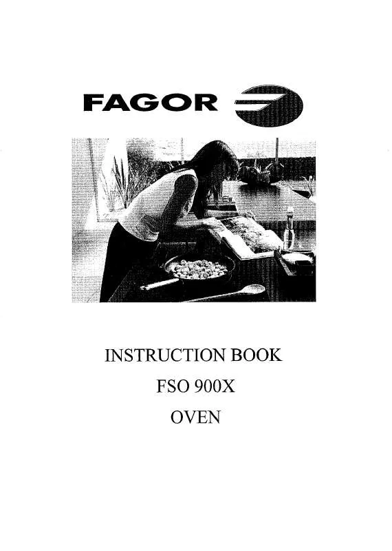 Mode d'emploi FAGOR FSO 900X