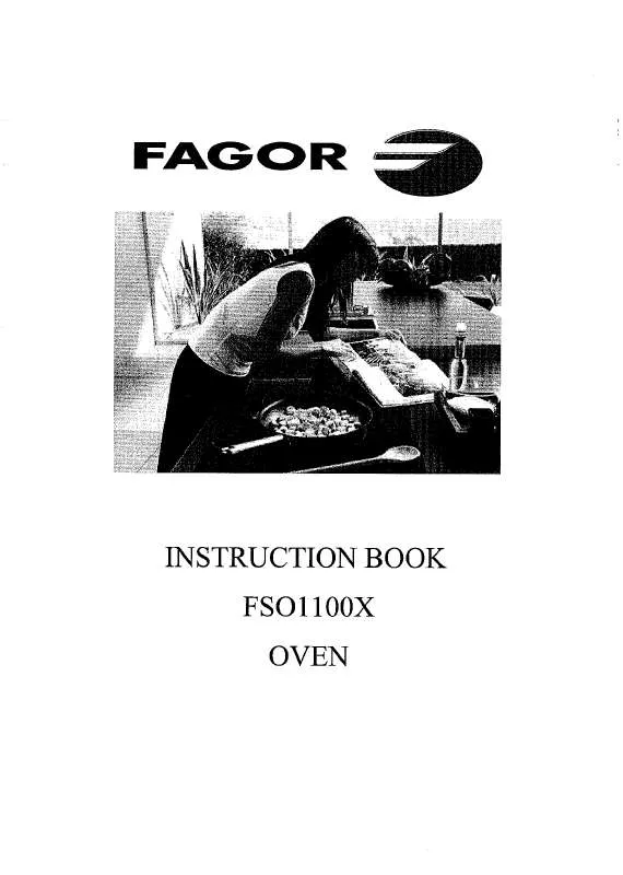 Mode d'emploi FAGOR FSO1100X