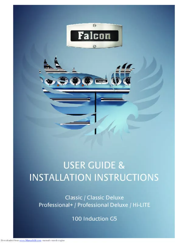 Mode d'emploi FALCON CLASSIC DELUXE 100 INDUCTION