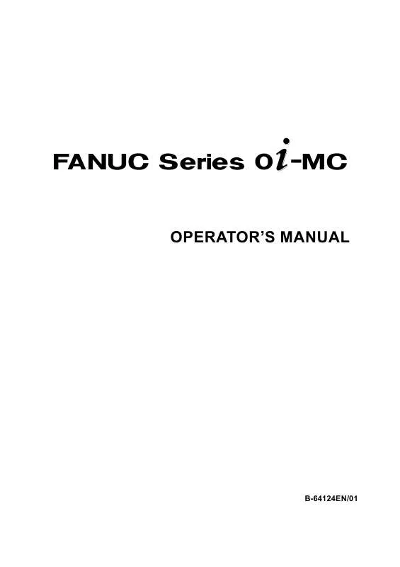 Mode d'emploi FANUC OI-MC