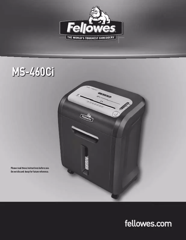 Mode d'emploi FELLOWES MS-460CI