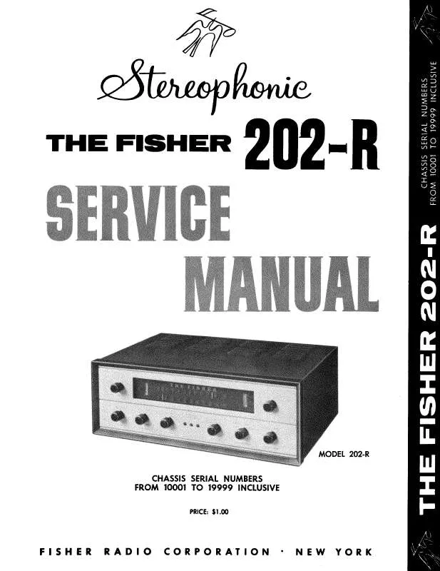 Mode d'emploi FISHER 202-R