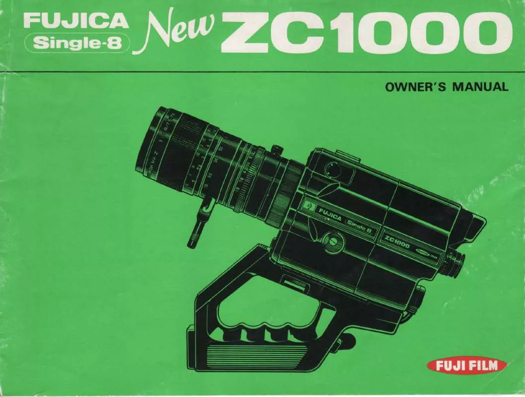 Mode d'emploi FUJICA ZC1000
