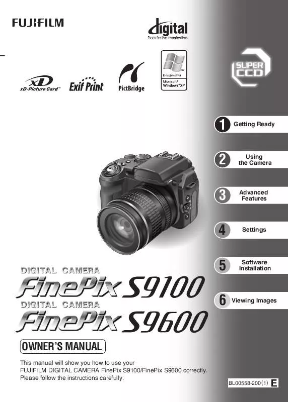 Mode d'emploi FUJIFILM FINEPIX S9600
