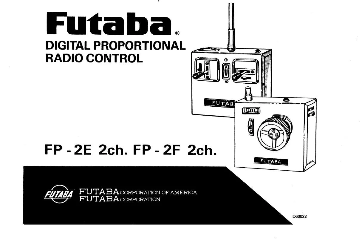 Mode d'emploi FUTABA FP-2F