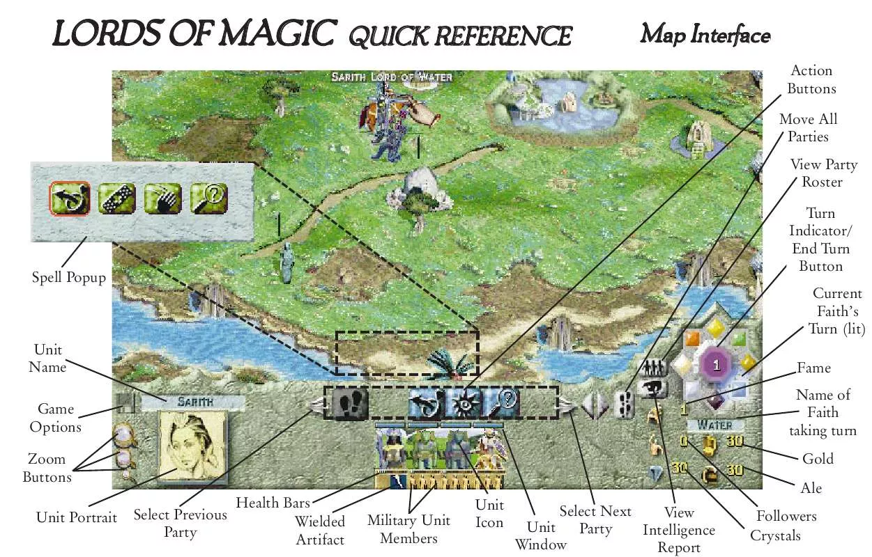 Mode d'emploi GAMES PC LORDS OF MAGIC